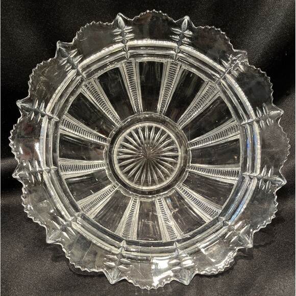 Antique Paris Bryce Higbee And Company Early American, Pattern Glass Bowl - Picture 2 of 11